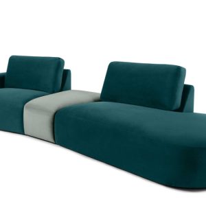 KONSIMO ZUCCO Narożnik modułowy do salonu 350 cm, tkanina welur 753981 KONSIMO ZUCCO Narożnik modułowy do salonu 350 cm, tkanina welur 753981