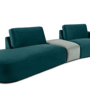 KONSIMO ZUCCO Narożnik modułowy do salonu 350 cm, tkanina welur 753922 KONSIMO ZUCCO Narożnik modułowy do salonu 350 cm, tkanina welur 753922