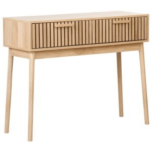 Konsola 2 szuflady MDF jasne drewno 394716 Konsola 2 szuflady MDF jasne drewno 394716
