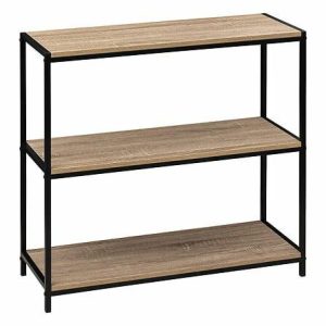 KONSOLA Aliaj 3-POZIOMOWA naturalna 80x30x80 cm 413164 KONSOLA Aliaj 3-POZIOMOWA naturalna 80x30x80 cm 413164