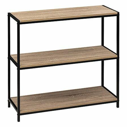 KONSOLA Aliaj 3-POZIOMOWA naturalna 80x30x80 cm 413164