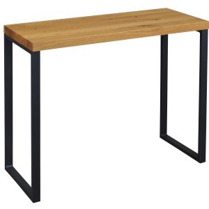 Konsola dębowa LOFT, dąb olejowany Oak i czarne nogi 102759