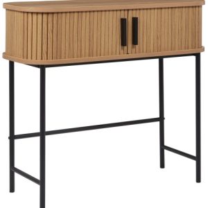 Konsola dwudrzwiowa MDF jasne drewno 712025 Konsola dwudrzwiowa MDF jasne drewno 712025