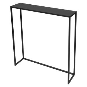 Konsola Kent 80 cm metalowa czarna 354874 Konsola Kent 80 cm metalowa czarna 354874