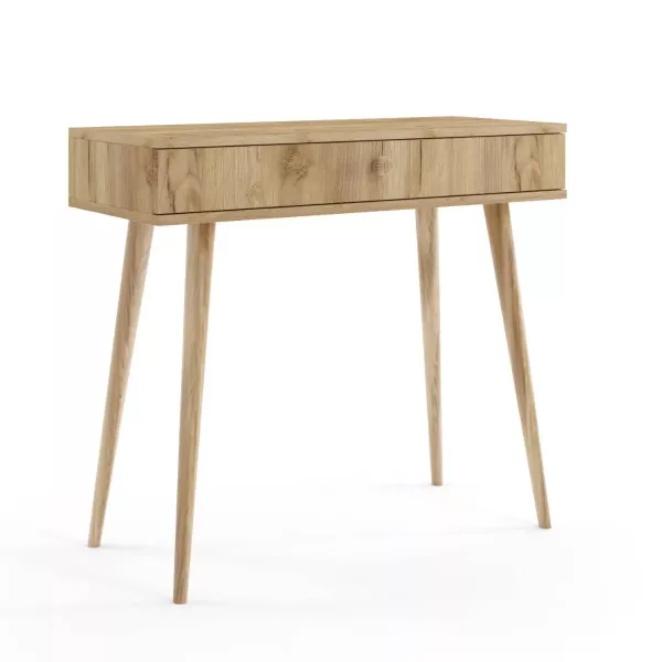 Konsola LEBEL dąb craft złoty 667428