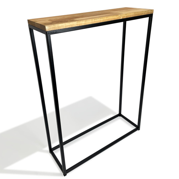 Konsola loftowa czarna 60x80x20cm pojedyncza 412732