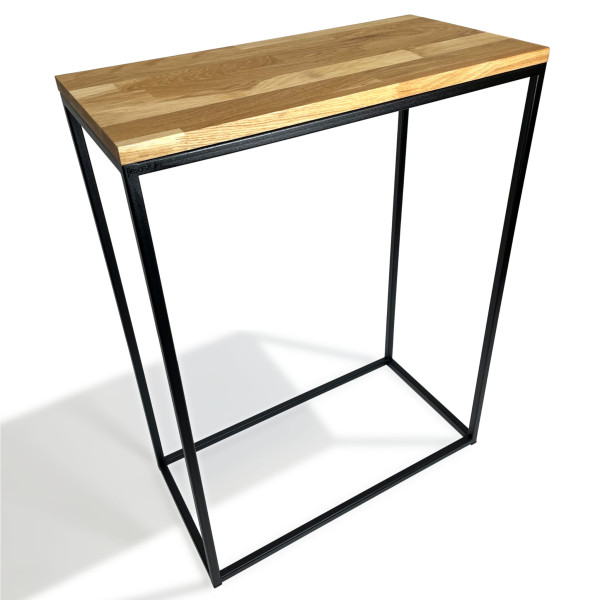 Konsola loftowa czarna 60x80x30cm pojedyncza 412734