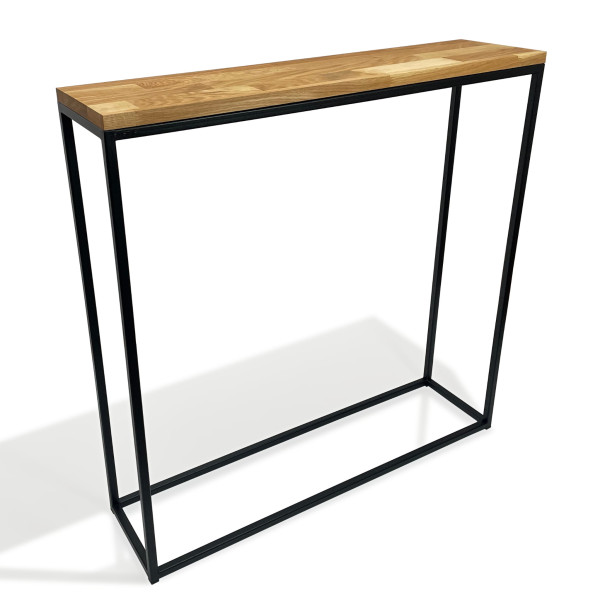 Konsola loftowa czarna 80x80x20cm pojedyncza 412737