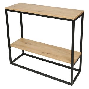 Konsola Mesa 90 cm z półką dąb artisan 355297 Konsola Mesa 90 cm z półką dąb artisan 355297