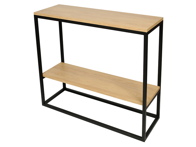 Konsola Mesa 90 cm z półką dąb hikora 355298