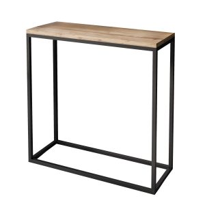 Konsola Modern 80 cm czarny/dąb wotan 161013