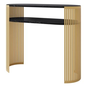 Konsola owalna Fikoli Gold 796765 Konsola owalna Fikoli Gold 796765