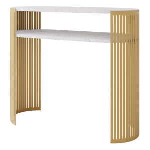 Konsola owalna Fikoli Gold 796758 Konsola owalna Fikoli Gold 796758