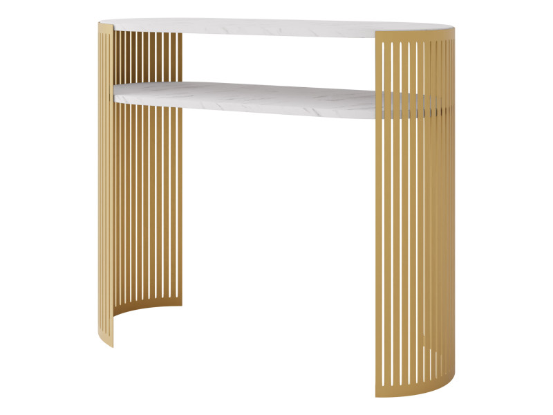 Konsola owalna Fikoli Gold 796758