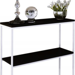 Konsola Podwójna Z Półką Przedpokój Loft 80x30h80 Biała+Blat MiniPearl 903565 Konsola Podwójna Z Półką Przedpokój Loft 80x30h80 Biała+Blat MiniPearl 903565