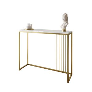 Konsola PRIME 100 cm złoty mat/biały połysk 203806 Konsola PRIME 100 cm złoty mat/biały połysk 203806