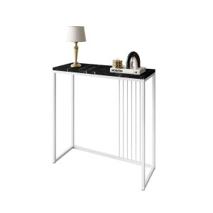 Konsola PRIME 80 cm biały / grigia pietra czarne 203793 Konsola PRIME 80 cm biały / grigia pietra czarne 203793