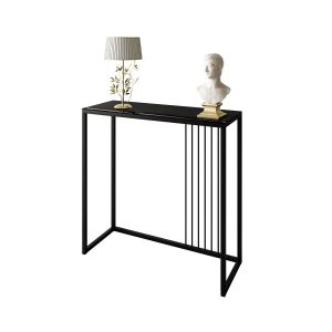 Konsola PRIME GLASS 80 cm czarne szkło 203798