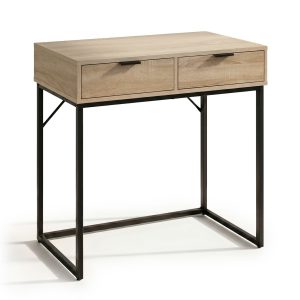 Konsola stolik loftowy ELANO 2 szuflady 80 cm Dąb Sonoma Czarne nogi 1068599 Konsola stolik loftowy ELANO 2 szuflady 80 cm Dąb Sonoma Czarne nogi 1068599