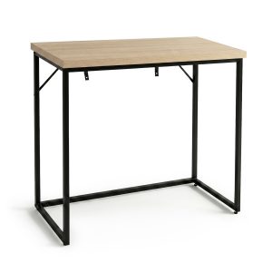 Konsola stolik loftowy ORIGO 90 cm Dąb Sonoma Czarne nogi 1068602 Konsola stolik loftowy ORIGO 90 cm Dąb Sonoma Czarne nogi 1068602