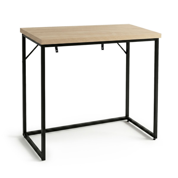 Konsola stolik loftowy ORIGO 90 cm Dąb Sonoma Czarne nogi 1068602