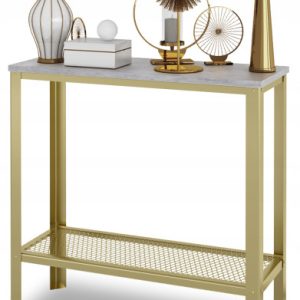 Konsola Toaletka Loft Glamour Złota Siatka BJ 915349 Konsola Toaletka Loft Glamour Złota Siatka BJ 915349