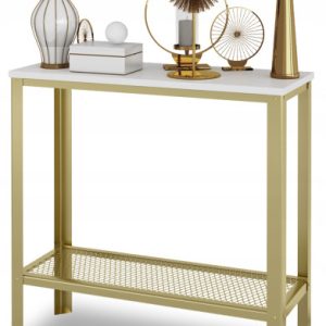 Konsola Toaletka Loft Glamour Złota Siatka BM 915340 Konsola Toaletka Loft Glamour Złota Siatka BM 915340