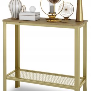 Konsola Toaletka Loft Glamour Złota Siatka DA 915346 Konsola Toaletka Loft Glamour Złota Siatka DA 915346