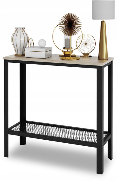 Konsola Toaletka Loft Industrial Czarna Siatka DS 915329