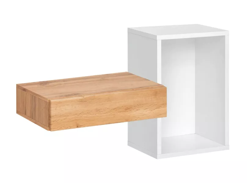 Konsola wisząca EASY 100x60 biała/dąb wotan 381703