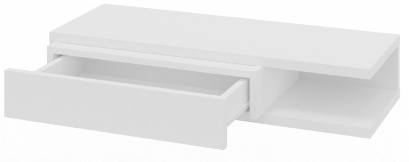 Konsola wisząca PICCO biała do przedpokoju 517401