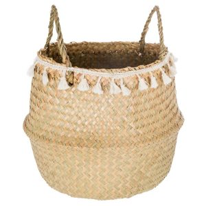 Kosz dekoracyjny z trawy morskiej, pleciony, Ø 31 cm 150044 Kosz dekoracyjny z trawy morskiej, pleciony, Ø 31 cm 150044