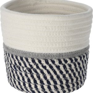 Kosz do przechowywania, bawełna, 13 x 13 cm 150038 Kosz do przechowywania, bawełna, 13 x 13 cm 150038