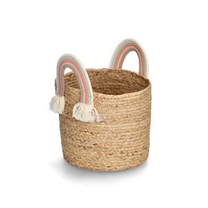 Kosz do przechowywania z plecionej trawy morskiej, Ø 30 cm 211412 Kosz do przechowywania z plecionej trawy morskiej, Ø 30 cm 211412