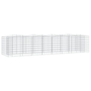 Kosz Gabionowy Łukowaty Siatka Ogrodzenie Ścianka Stal 400x100x100 cm 665155 Kosz Gabionowy Łukowaty Siatka Ogrodzenie Ścianka Stal 400x100x100 cm 665155