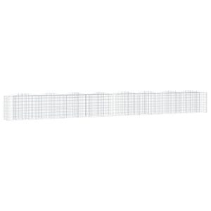 Kosz Gabionowy Łukowaty Siatka Ogrodzenie Ścianka Stal 800x50x100 cm 663371 Kosz Gabionowy Łukowaty Siatka Ogrodzenie Ścianka Stal 800x50x100 cm 663371