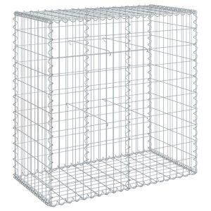Kosz Gabionowy z Pokrywą Siatka Ogrodzenie Ścianka Stal 100x50x100 cm 663680 Kosz Gabionowy z Pokrywą Siatka Ogrodzenie Ścianka Stal 100x50x100 cm 663680