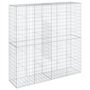Kosz Gabionowy z Pokrywą Siatka Ogrodzenie Ścianka Stal 200x50x200 cm 665129 Kosz Gabionowy z Pokrywą Siatka Ogrodzenie Ścianka Stal 200x50x200 cm 665129