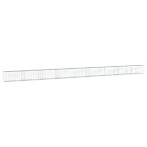 Kosz Gabionowy z Pokrywą Siatka Ogrodzenie Ścianka Stal 900x50x50 cm 663765 Kosz Gabionowy z Pokrywą Siatka Ogrodzenie Ścianka Stal 900x50x50 cm 663765