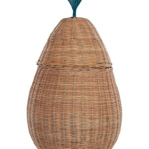 Kosz gruszka pleciony naturalny rattanowy 178011 Kosz gruszka pleciony naturalny rattanowy 178011