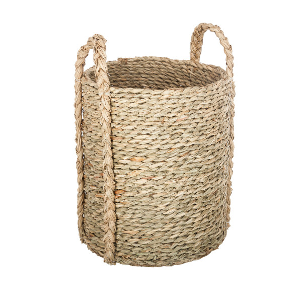 Kosz Kilian z trzciny beżowy 24 cm okrągły 948139