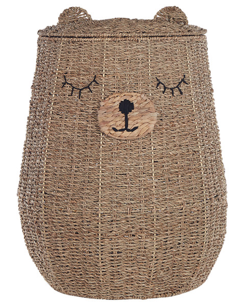 Kosz miś pleciony z trawy morskiej 193133