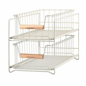 Kosz organizer do przechowywania Allure do kuchni łazienki beż 855956