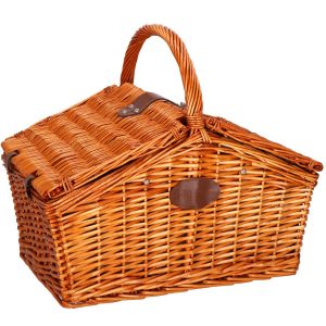 Kosz piknikowy dla 4 osób z wyposażeniem, zamykany 455052