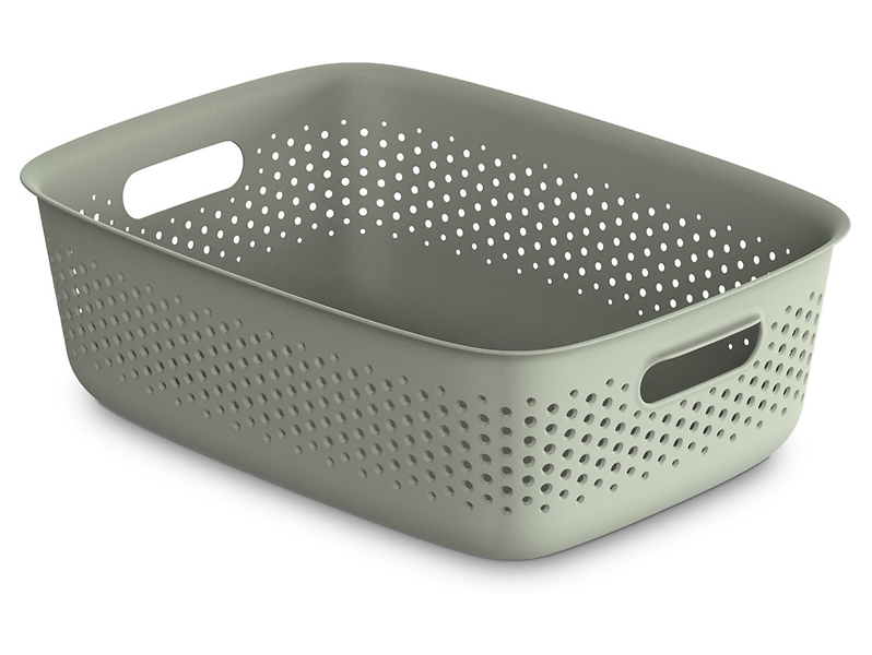 Kosz plastikowy Openstore 10 l zielony 267572