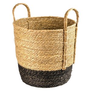 Kosz pleciony naturalny z uszami L 31 cm 49801 Kosz pleciony naturalny z uszami L 31 cm 49801