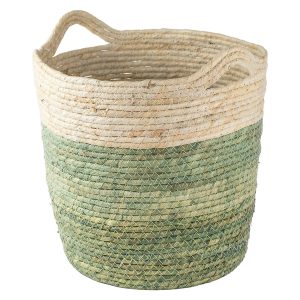 Kosz pleciony naturalny z uszami M 30 cm 49805 Kosz pleciony naturalny z uszami M 30 cm 49805