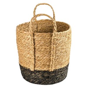 Kosz pleciony naturalny z uszami M 30 cm 49802 Kosz pleciony naturalny z uszami M 30 cm 49802