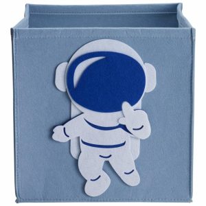 Kosz tekstylny na zabawki i akcesoria Astronauta 30×30 cm 991074 Kosz tekstylny na zabawki i akcesoria Astronauta 30×30 cm 991074