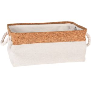 Kosz tekstylny z uchwytami do przechowywania 36x25x17cm 385456 Kosz tekstylny z uchwytami do przechowywania 36x25x17cm 385456